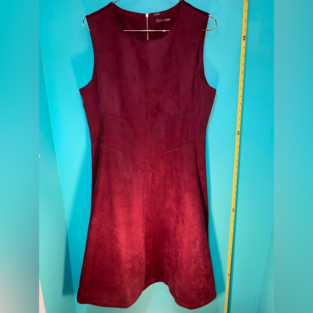 Calvin Klein Suede Dress - Size 14